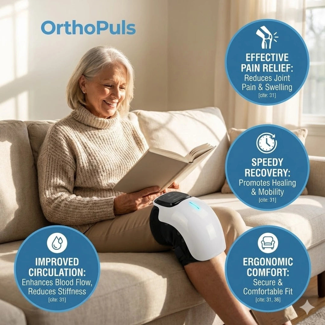 Instant Knee Pain & Stiffness Relief – OrthoPuls™ Neuro-Knee Decompression System (Grade II)